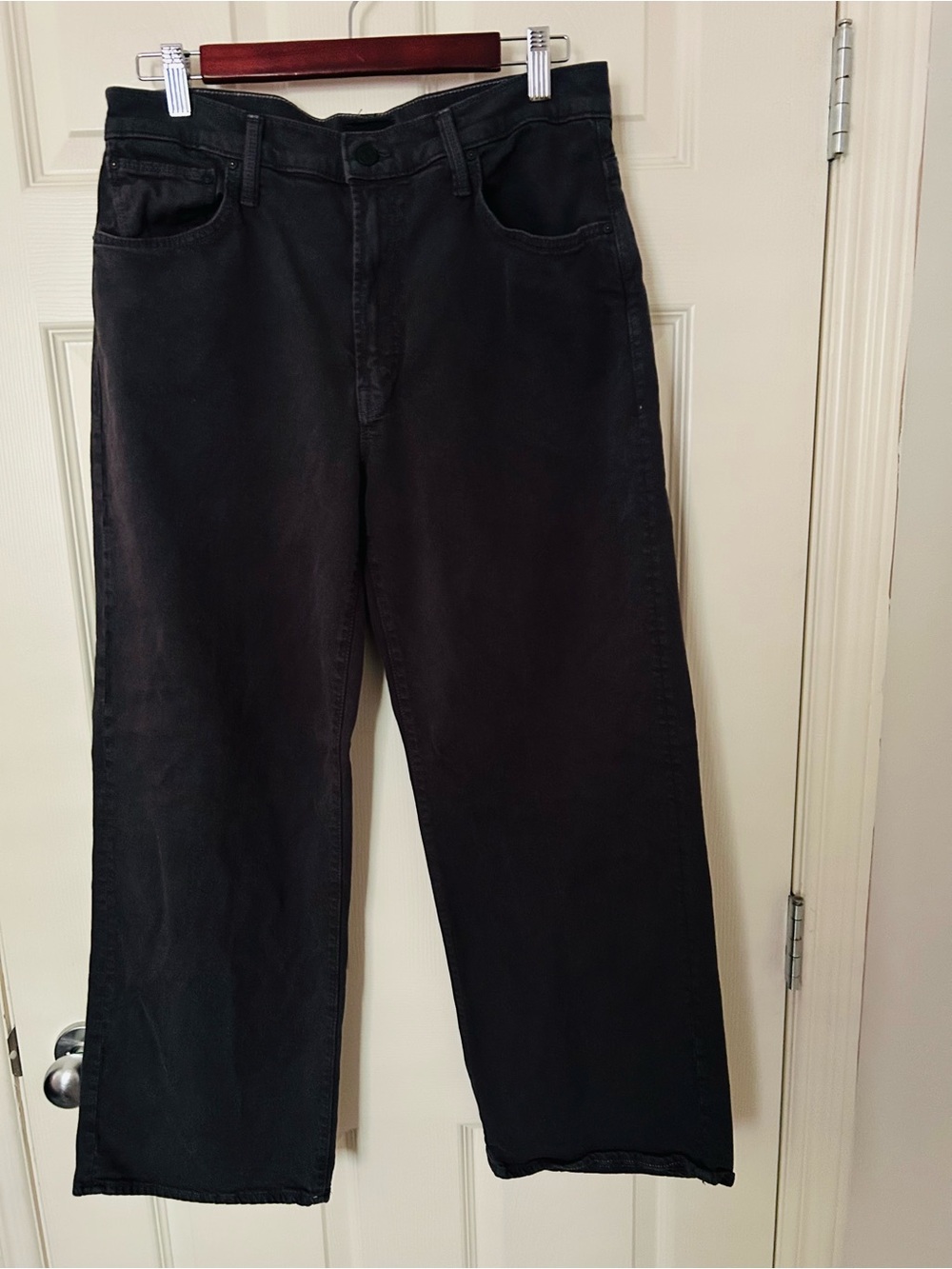 MOTHER The Dodger Ankle Pants in Peat